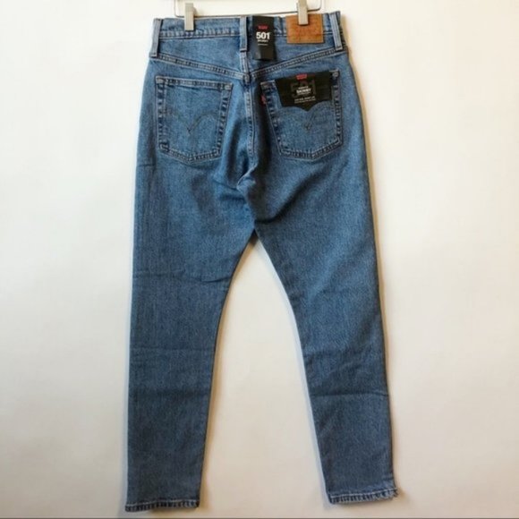 Levi's 501 High Rise Skinny Embroidered Jeans 27 - Picture 8 of 13